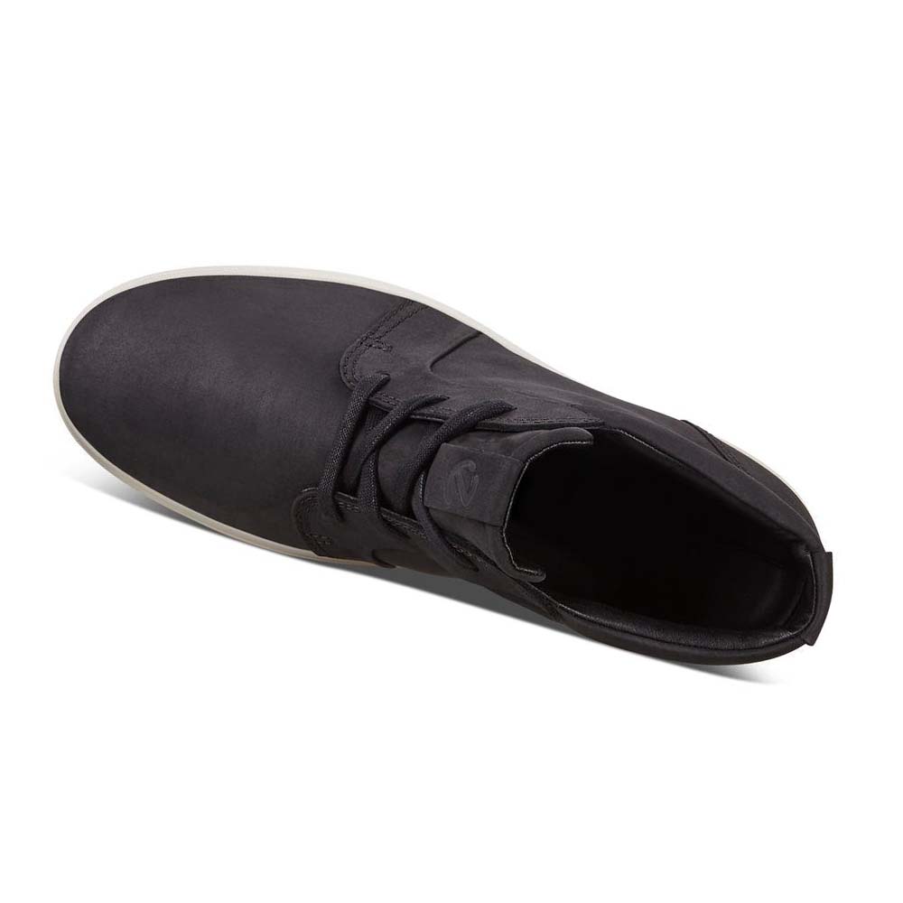 Ecco Soft 7 Ankle Joggesko Herre Svarte | NO 628OKI